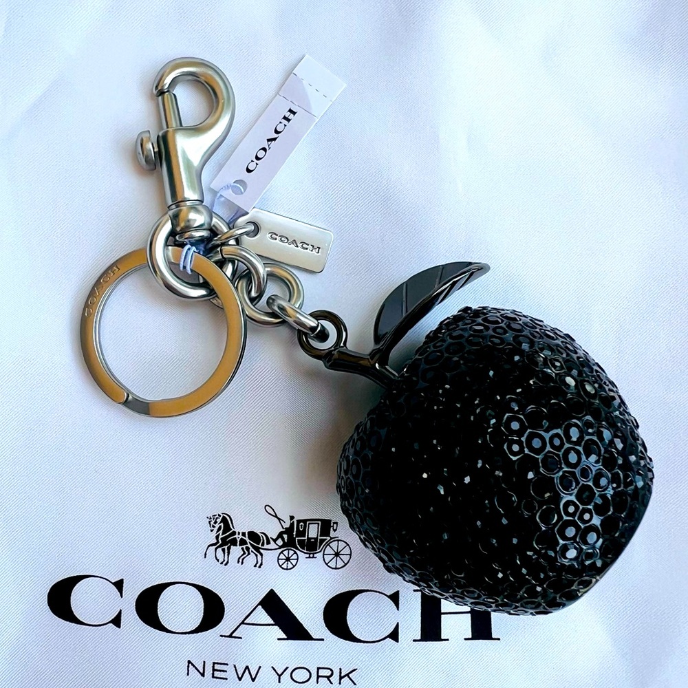 Coach Crystal Apple Bag Charm